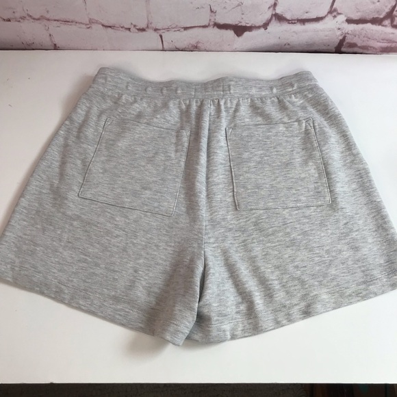 LOU & GREY SP Grey Sweatshirt Shorts S PETITE Adjustable Tie Elastic Waist NWT - Picture 13 of 13